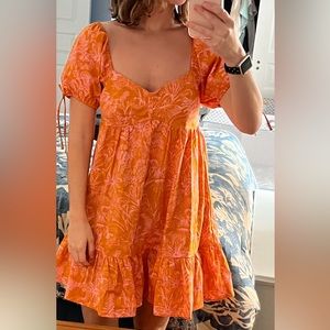 Orange dress